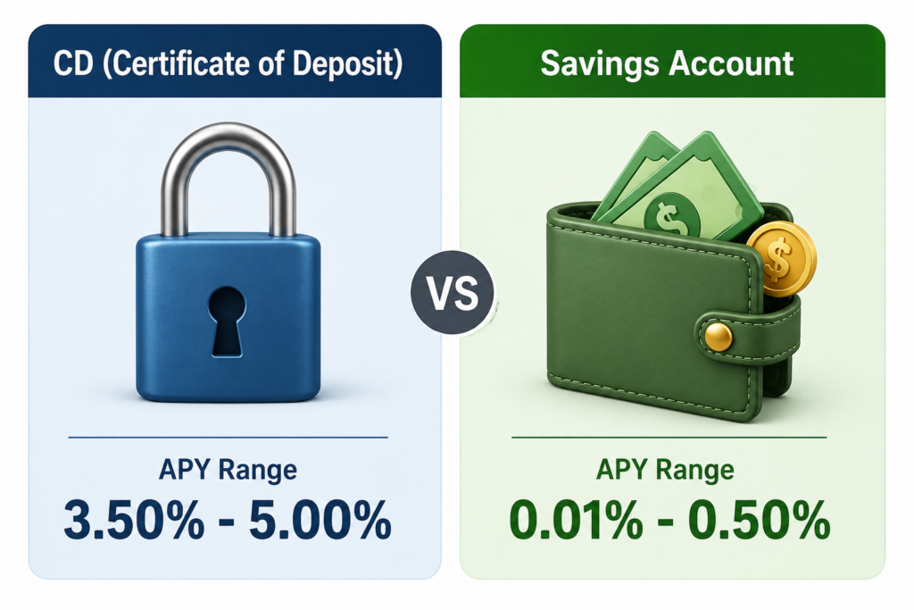 CD vs. High-Yield Savings