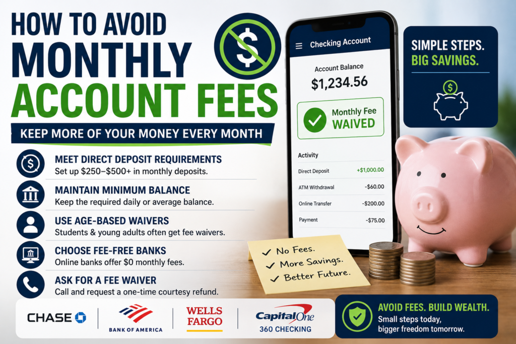 Avoid Monthly Account Fees