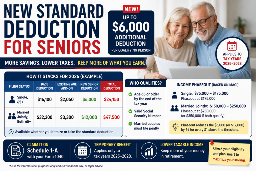 New Standard Deduction for Seniors