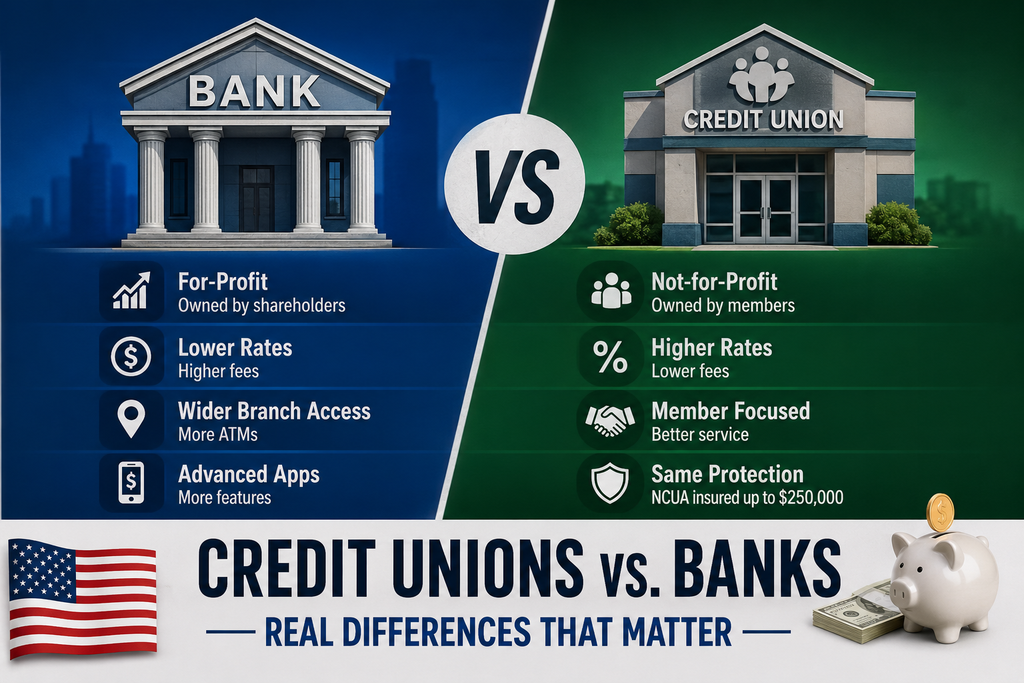 credit unions vs. banks