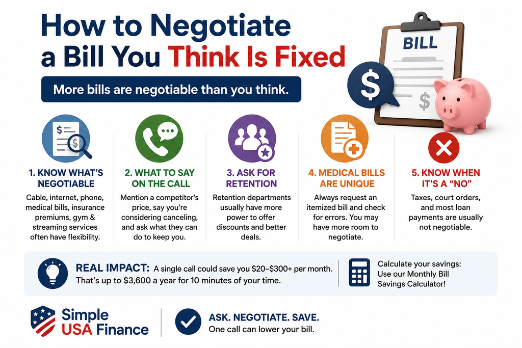 how to negotiate a bill you think is fixed phone call checklist