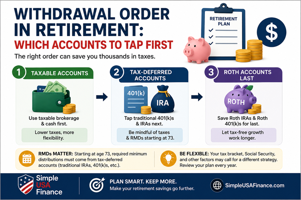withdrawal order in retirement account sequence chart