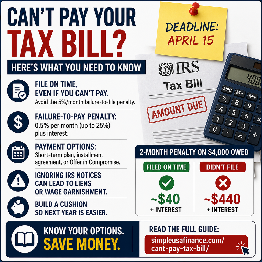 can't pay your tax bill