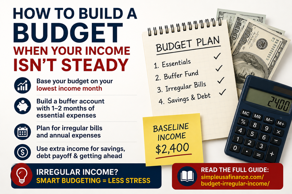budget when your income isn't steady