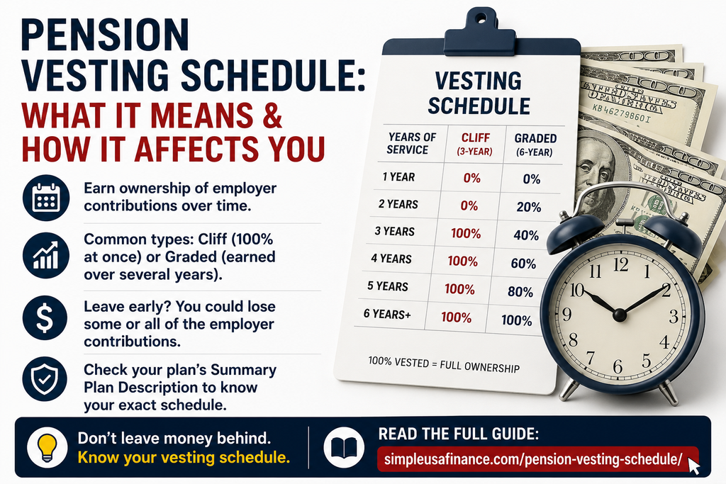 pension vesting schedule